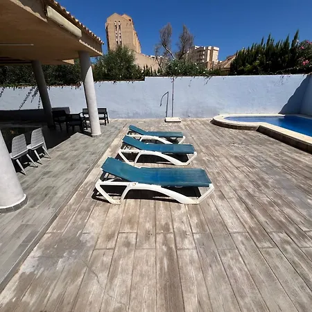 Hébergement de vacances Con Piscina A 100m De La Playa